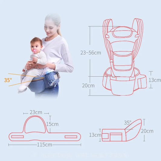 Ergonomic Front Facing Baby Carrier