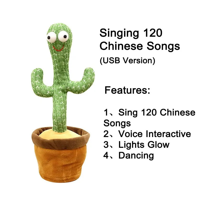 Dancing Cactus Plush Toy